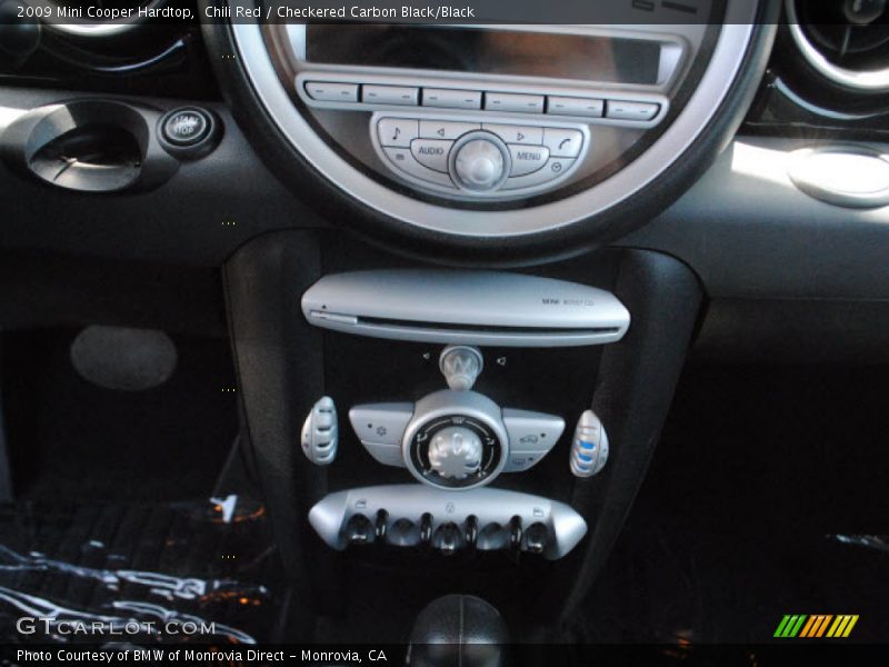 Chili Red / Checkered Carbon Black/Black 2009 Mini Cooper Hardtop