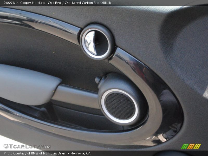Chili Red / Checkered Carbon Black/Black 2009 Mini Cooper Hardtop