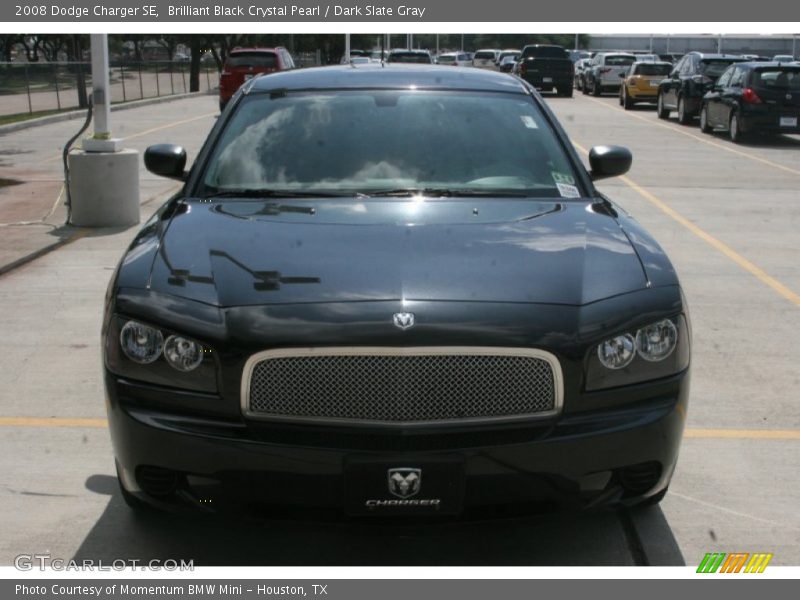 Brilliant Black Crystal Pearl / Dark Slate Gray 2008 Dodge Charger SE