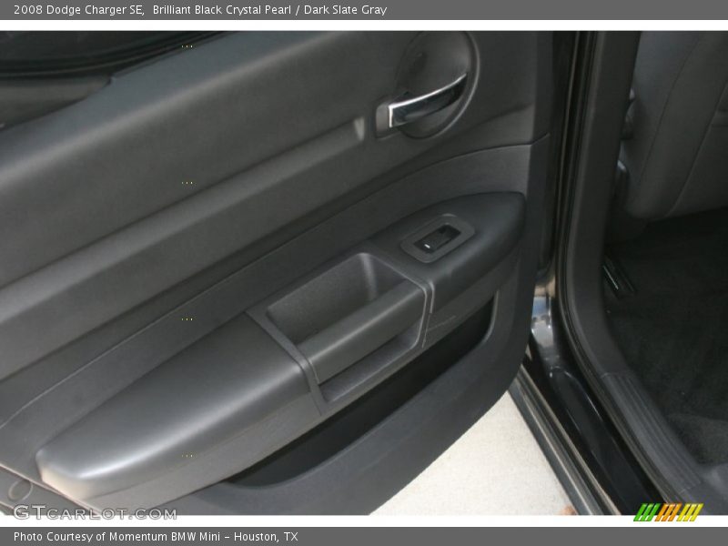 Brilliant Black Crystal Pearl / Dark Slate Gray 2008 Dodge Charger SE