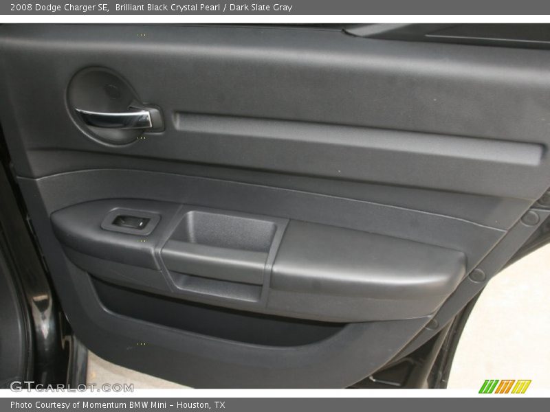 Brilliant Black Crystal Pearl / Dark Slate Gray 2008 Dodge Charger SE