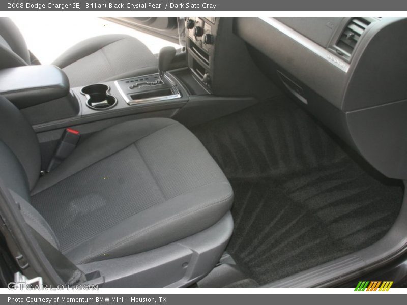 Brilliant Black Crystal Pearl / Dark Slate Gray 2008 Dodge Charger SE
