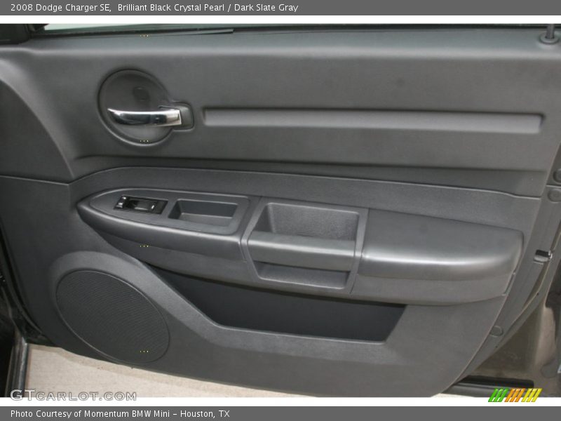 Brilliant Black Crystal Pearl / Dark Slate Gray 2008 Dodge Charger SE