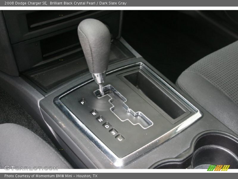 Brilliant Black Crystal Pearl / Dark Slate Gray 2008 Dodge Charger SE