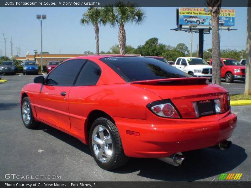 Victory Red / Graphite 2005 Pontiac Sunfire Coupe