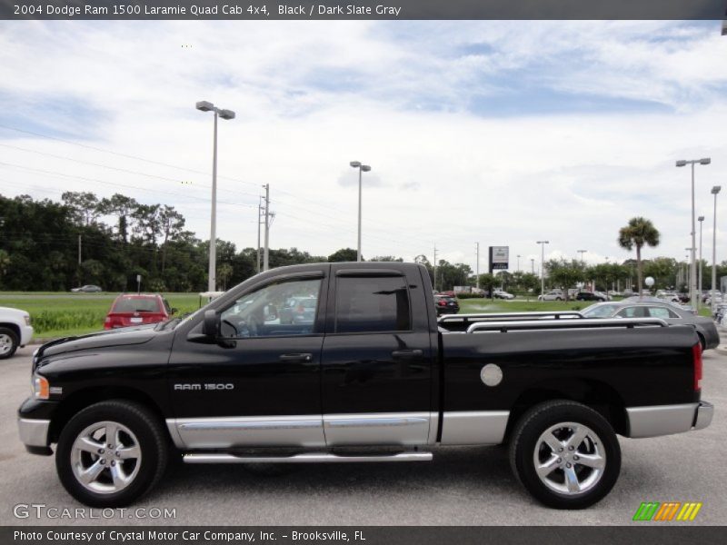 Black / Dark Slate Gray 2004 Dodge Ram 1500 Laramie Quad Cab 4x4