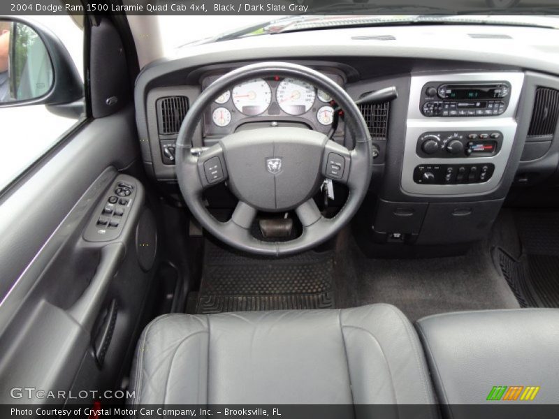 Black / Dark Slate Gray 2004 Dodge Ram 1500 Laramie Quad Cab 4x4
