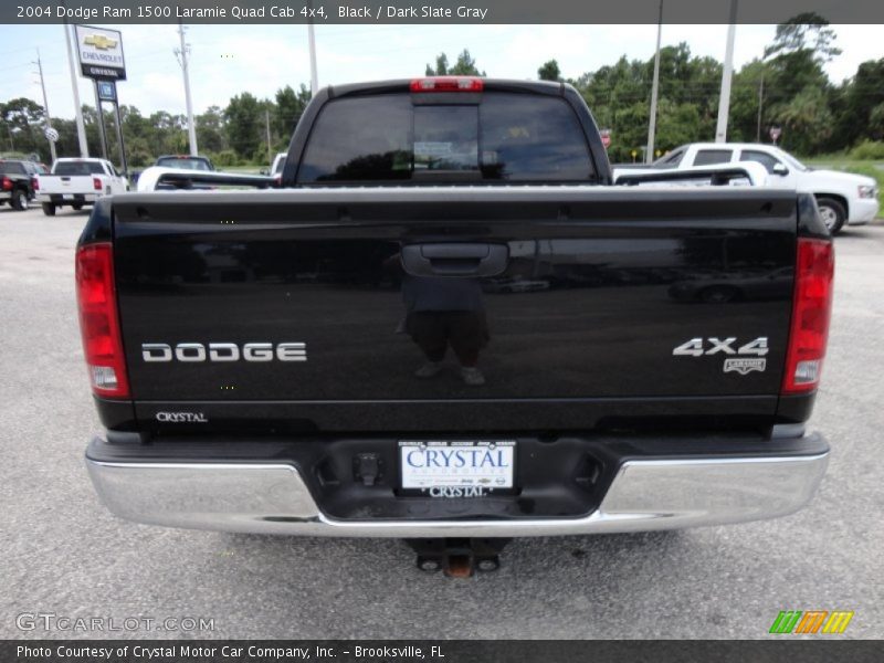 Black / Dark Slate Gray 2004 Dodge Ram 1500 Laramie Quad Cab 4x4