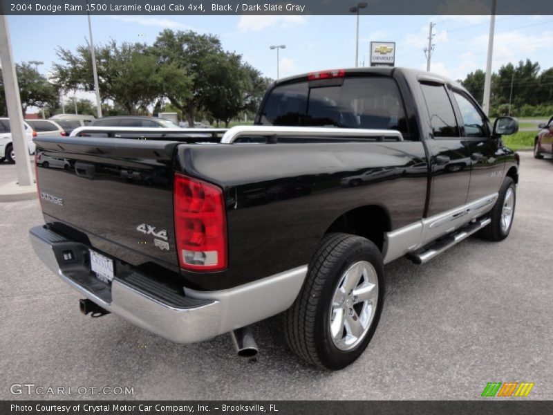 Black / Dark Slate Gray 2004 Dodge Ram 1500 Laramie Quad Cab 4x4