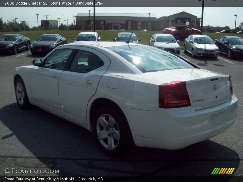 Stone White / Dark Slate Gray 2008 Dodge Charger SE