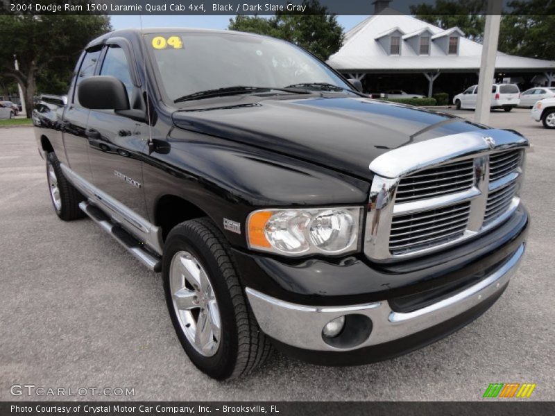Black / Dark Slate Gray 2004 Dodge Ram 1500 Laramie Quad Cab 4x4