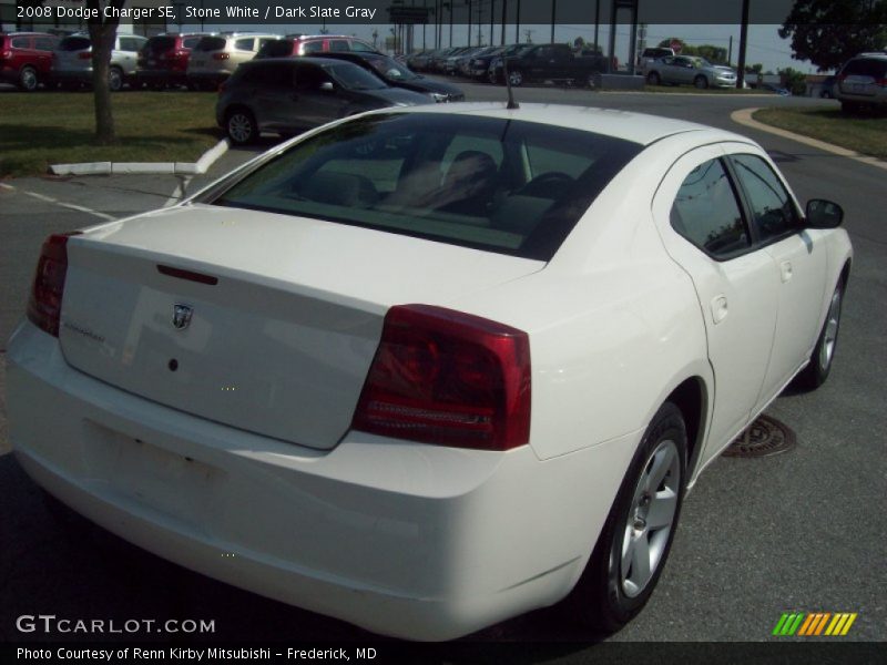 Stone White / Dark Slate Gray 2008 Dodge Charger SE