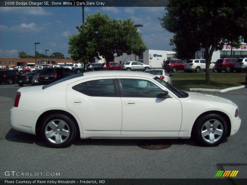 Stone White / Dark Slate Gray 2008 Dodge Charger SE