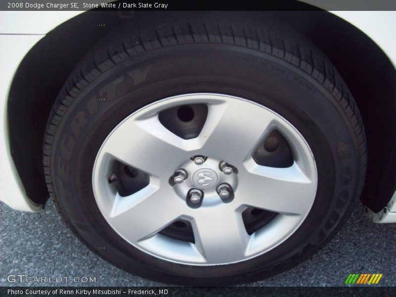 Stone White / Dark Slate Gray 2008 Dodge Charger SE