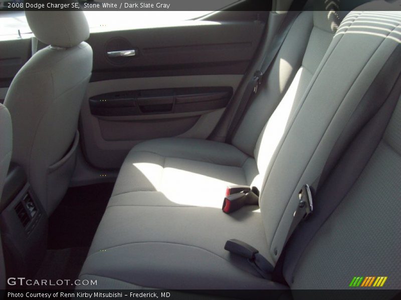 Stone White / Dark Slate Gray 2008 Dodge Charger SE