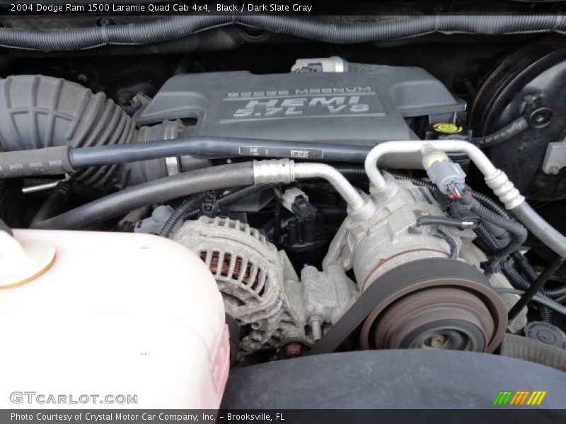 Black / Dark Slate Gray 2004 Dodge Ram 1500 Laramie Quad Cab 4x4