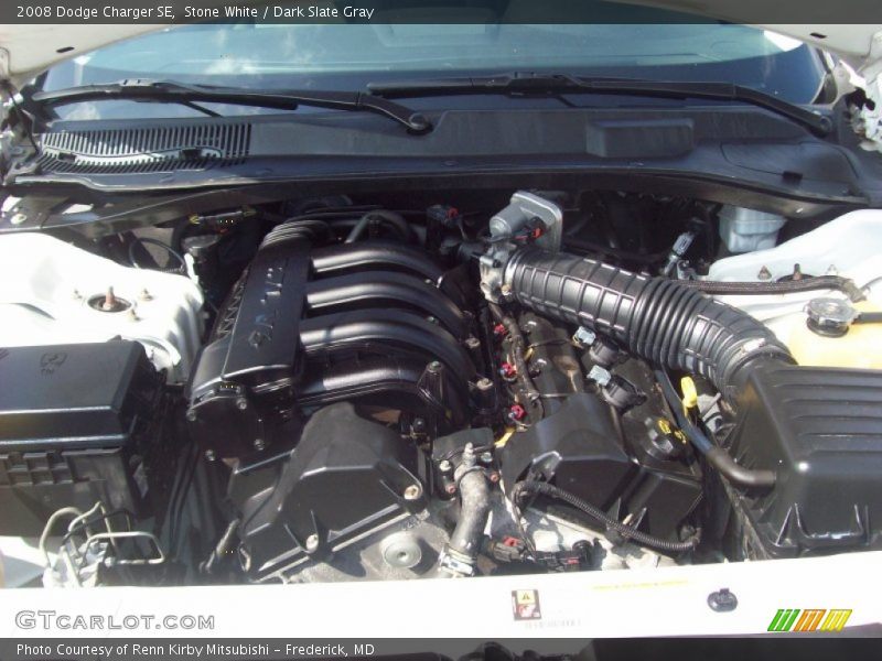 Stone White / Dark Slate Gray 2008 Dodge Charger SE