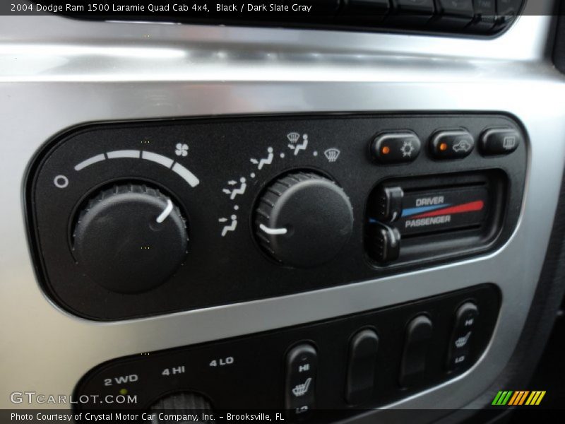 Black / Dark Slate Gray 2004 Dodge Ram 1500 Laramie Quad Cab 4x4