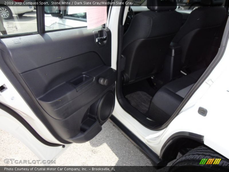 Stone White / Dark Slate Gray/Medium Slate Gray 2009 Jeep Compass Sport