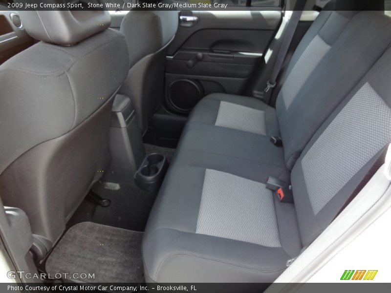 Stone White / Dark Slate Gray/Medium Slate Gray 2009 Jeep Compass Sport