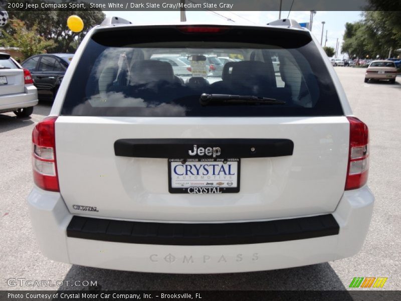 Stone White / Dark Slate Gray/Medium Slate Gray 2009 Jeep Compass Sport