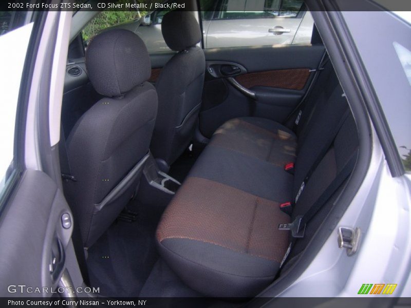  2002 Focus ZTS Sedan Black/Red Interior