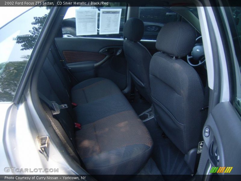 2002 Focus ZTS Sedan Black/Red Interior