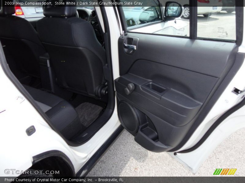 Stone White / Dark Slate Gray/Medium Slate Gray 2009 Jeep Compass Sport