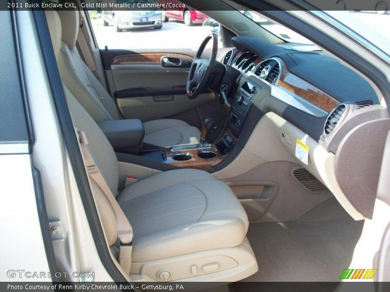 Gold Mist Metallic / Cashmere/Cocoa 2011 Buick Enclave CXL