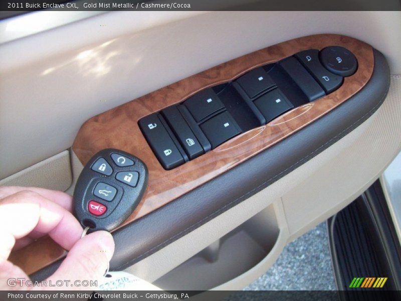 Gold Mist Metallic / Cashmere/Cocoa 2011 Buick Enclave CXL