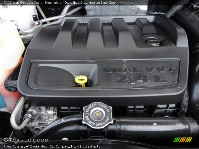 Stone White / Dark Slate Gray/Medium Slate Gray 2009 Jeep Compass Sport