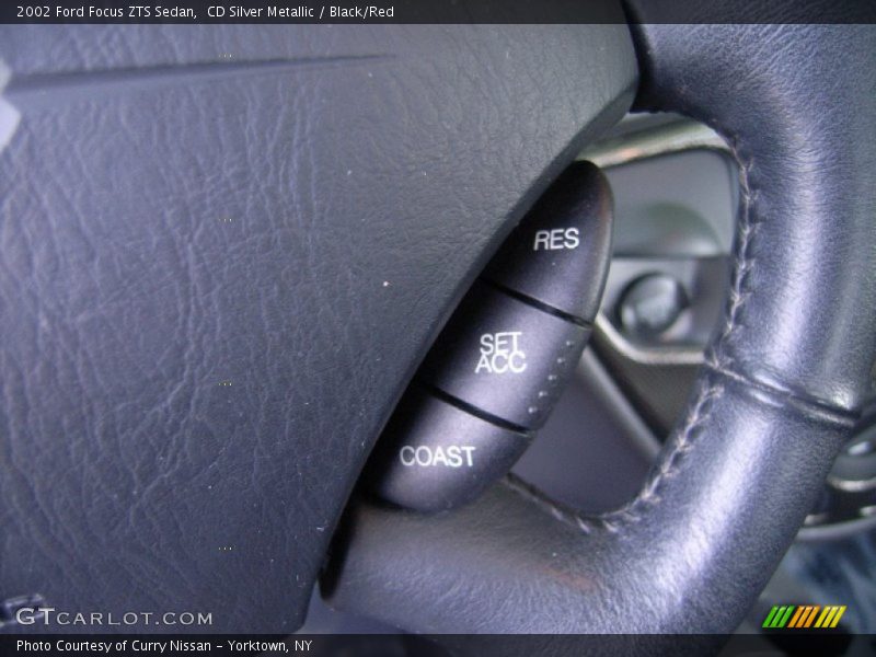 CD Silver Metallic / Black/Red 2002 Ford Focus ZTS Sedan