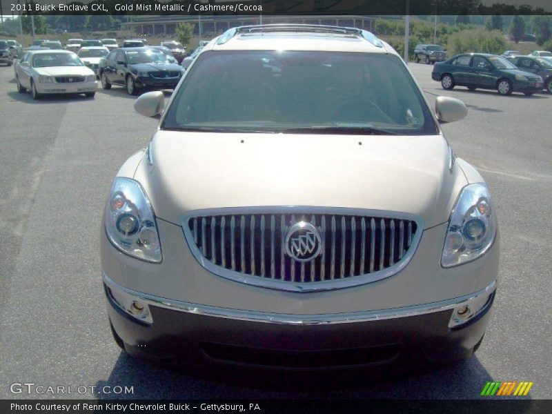 Gold Mist Metallic / Cashmere/Cocoa 2011 Buick Enclave CXL