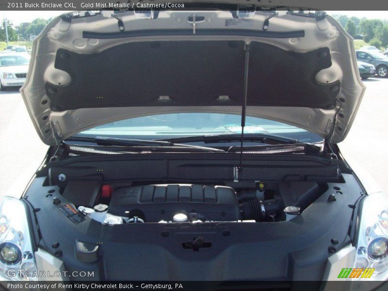 Gold Mist Metallic / Cashmere/Cocoa 2011 Buick Enclave CXL