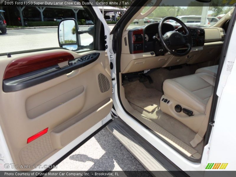  2005 F350 Super Duty Lariat Crew Cab Dually Tan Interior