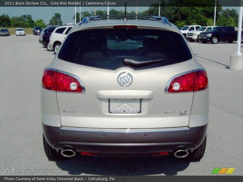 Gold Mist Metallic / Cashmere/Cocoa 2011 Buick Enclave CXL