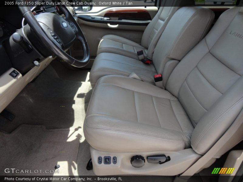  2005 F350 Super Duty Lariat Crew Cab Dually Tan Interior