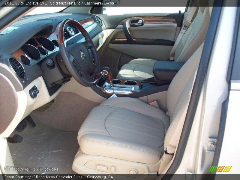 Gold Mist Metallic / Cashmere/Cocoa 2011 Buick Enclave CXL