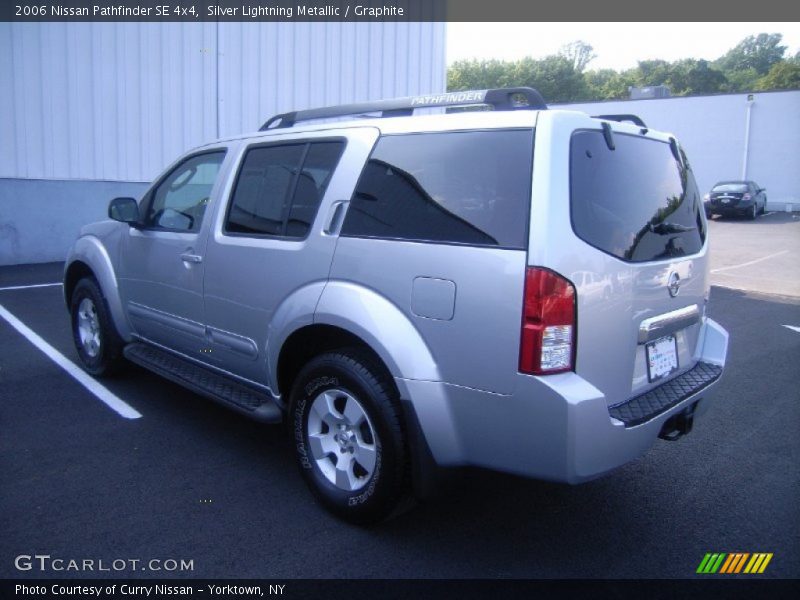 Silver Lightning Metallic / Graphite 2006 Nissan Pathfinder SE 4x4