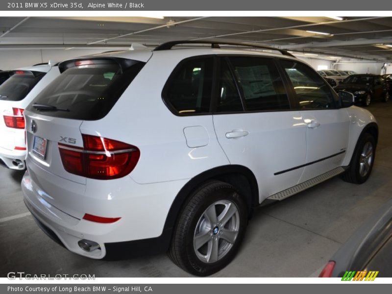 Alpine White / Black 2011 BMW X5 xDrive 35d