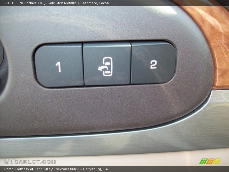 Gold Mist Metallic / Cashmere/Cocoa 2011 Buick Enclave CXL