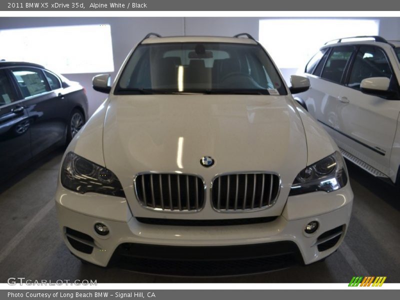Alpine White / Black 2011 BMW X5 xDrive 35d