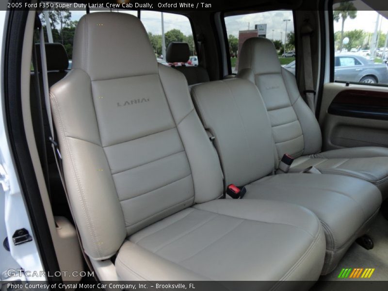  2005 F350 Super Duty Lariat Crew Cab Dually Tan Interior
