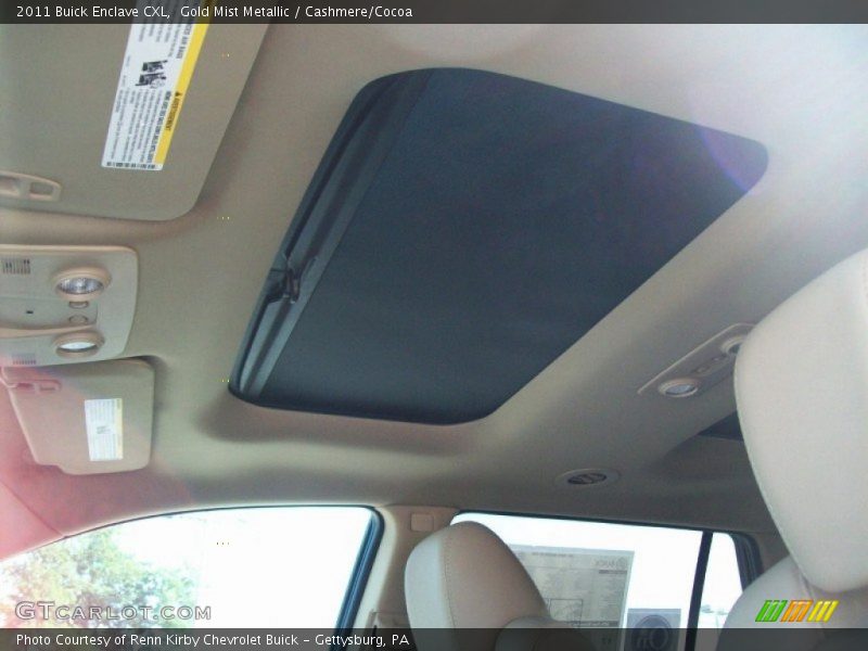 Gold Mist Metallic / Cashmere/Cocoa 2011 Buick Enclave CXL