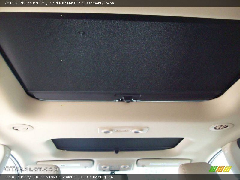 Gold Mist Metallic / Cashmere/Cocoa 2011 Buick Enclave CXL