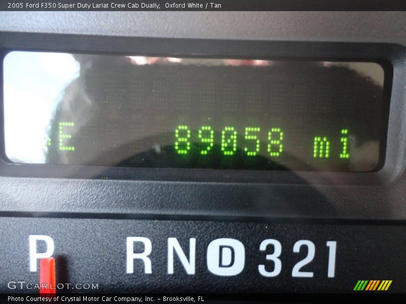 Oxford White / Tan 2005 Ford F350 Super Duty Lariat Crew Cab Dually