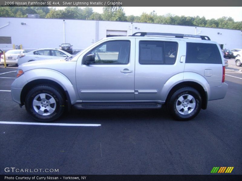 Silver Lightning Metallic / Graphite 2006 Nissan Pathfinder SE 4x4