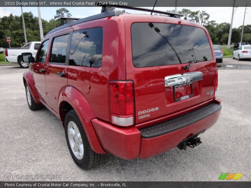 Inferno Red Crystal Pearl / Dark Slate Gray 2010 Dodge Nitro SXT