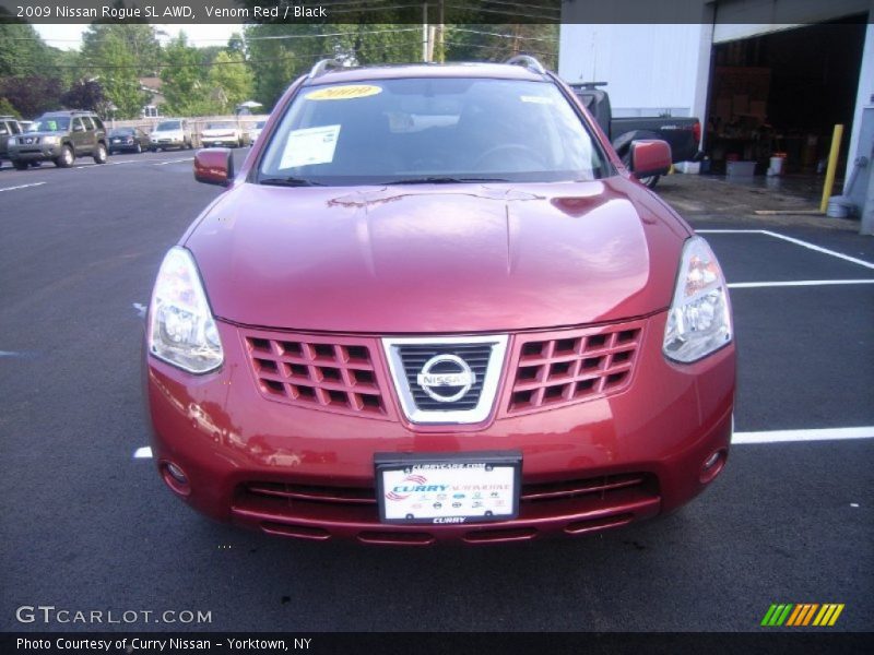 Venom Red / Black 2009 Nissan Rogue SL AWD
