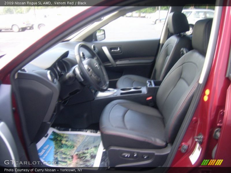Venom Red / Black 2009 Nissan Rogue SL AWD